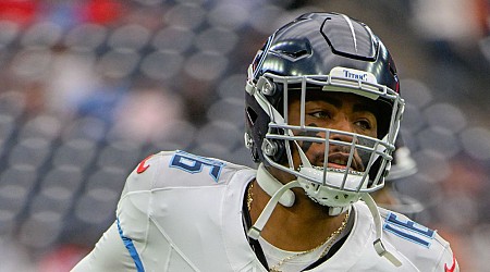 Titans' Burks out after being injured in practice