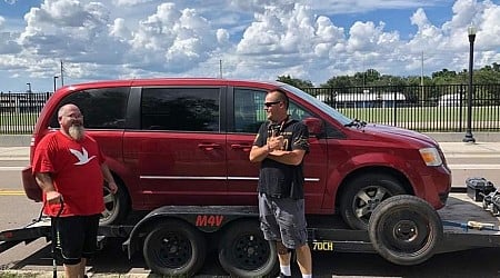 An Air Force veteran opened a garage in North Dakota. When a vet buddy asked him for a ride, a lifeline was born.