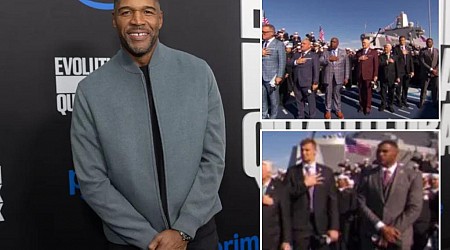 Michael Strahan facing fierce backlash for how he stood during national anthem