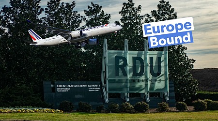 Examined: The 4 European Routes Currently Served From North Carolina's Raleigh-Durham Airport