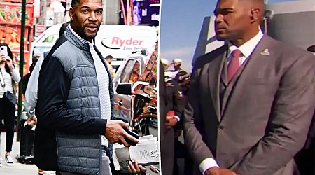 Michael Strahan throws reporter's phone after question about national anthem controversy