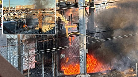 Amtrak trains suspended between NYC's Penn Station, New Haven after brushfire knocks out power