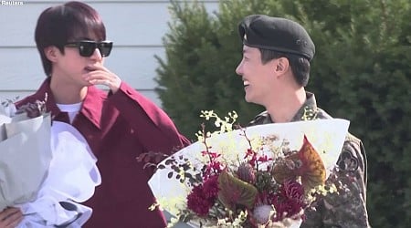 WATCH: BTS member J-Hope discharged from military