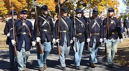 Remains of nearly 30 Civil War veterans found in a funeral home's storage are laid to rest