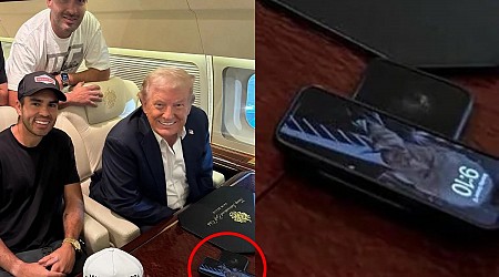 Donald Trump’s iPhone Wallpaper Is Just a Photo of Himself