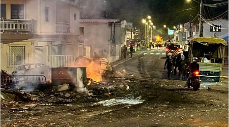 Violences urbaines en Martinique : le couvre-feu levé dès ce mardi 5 novembre à 5 heures