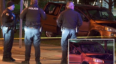 Man shot in car, then dies in crash just steps from NJ emergency room