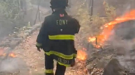 Dry conditions fuel wildfires in Manhattan, Queens and New Jersey