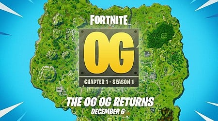 Fortnite OG Returns for Good In December, With Original Maps, Loot and More