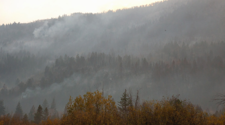 Six inches of snow douses Yellow Lake Fire, closure areas reduced