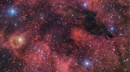 Dark Wolf Nebula shows off a howling good view in awesome Halloween image (video)