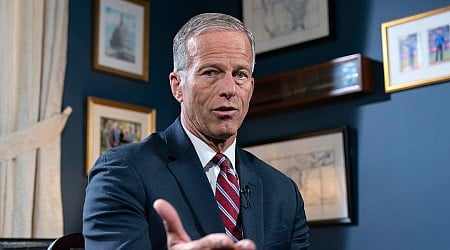 Republican John Thune of South Dakota is elected the next Senate majority leader