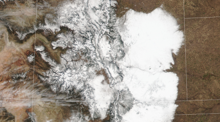 Colorado Snowpack Seen in NASA Images