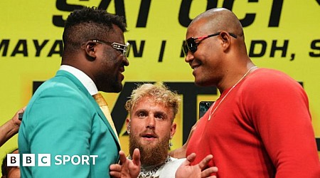 Ngannou lighter than Ferreira for 'battle of giants'