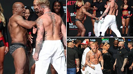 Here's why Mike Tyson slapped Jake Paul at pre-fight weigh-in