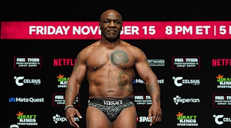 Paul vs. Tyson weigh-in results: Mike Tyson, Jake Paul come in nearly identical in weight