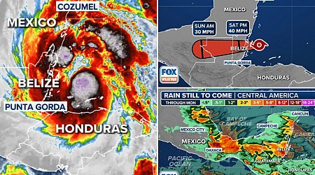 Tropical Storm Nadine set to lash Belize, Mexico with heavy rain just hours after forming