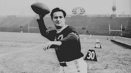 Today in Sports History: Sid Luckman of the Chicago Bears becomes the first pro to pass for more than 400 yards