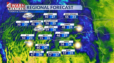 Increasing showers into weekend with dropping snow levels