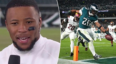 Eagles fans chant ‘thank you Giants’ to Saquon Barkley after huge night