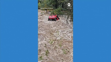 WATCH: Torrential rain inundates parts of France