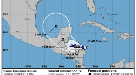 Tropical Storm Sara forms in Caribbean, threatening Central America