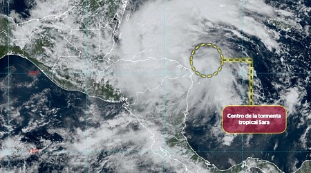 Tormenta tropical Sara en México: esta es su trayectoria y estados que pueden resultar afectados