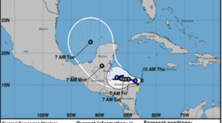 National Hurricane Center Upgrades Depression To Tropical Storm Sara, Could Impact Florida