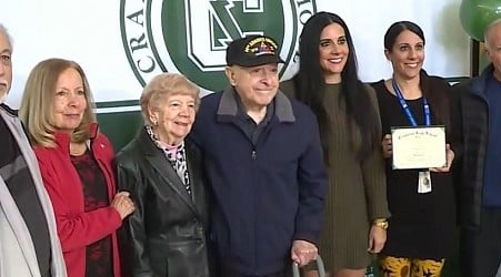 98-year-old Rhode Island man gets his high school diploma