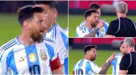 What Lionel Messi Furiously Said to Referee After Paraguay 2-1 Argentina