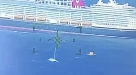 Cruise ship rescues 4 from disabled catamaran hundreds of miles off Bermuda, officials say