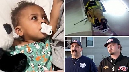 Hero firefighter rescues 2-year-old trapped in Texas apartment blaze by following toddler's desperate cries