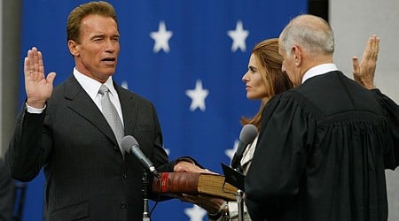 November 17, Arnold Schwarzenegger sworn in as California governor