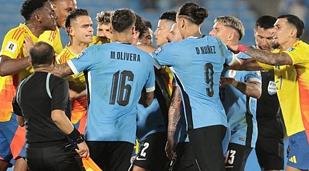 3-2: ¡Increíble! A Uruguay le empatan en el 96' pero le gana a Colombia en el 100'