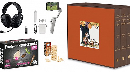 Today’s Hottest Deals: MASSIVE Savings on Complete Calvin and Hobbes Hardcover Box Set, DJI 3-Axis Phone Gimbal, Poetry for Neanderthals NSFW Edition Game with Inflatable Spank Stick, and MORE!