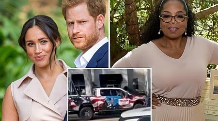 'Trump Train' trolls celebs from Oprah to Meghan Markle by driving through their tony Calif. enclave