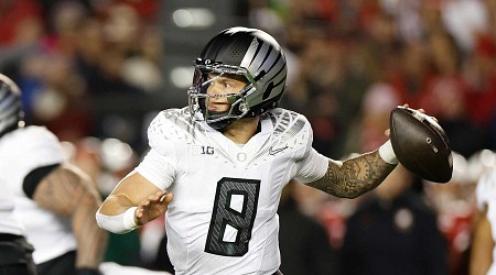 Dillon Gabriel, No. 1 Oregon Survive Upset Bid from Wisconsin, Praised by CFB Fans