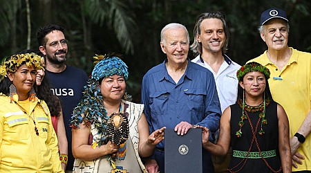 Biden touts his climate legacy during landmark visit to Amazon rainforest