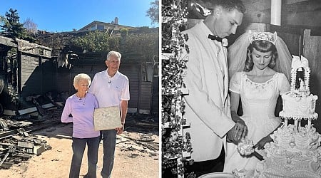 California couple of 63 years loses nearly everything in Mountain Fire except their wedding album