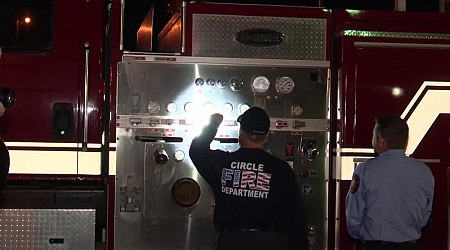 SC fire department gets new truck after 2 firefighters killed responding to Hurricane Helene