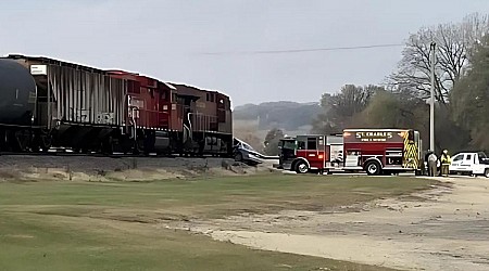 Driver Hit by Train at Minnesota Railroad Crossing Has Died