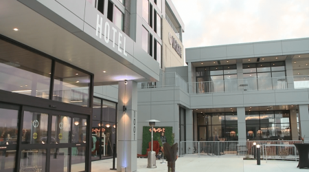 New hotel on KC riverfront celebrates grand opening