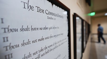 Federal judge blocks Louisiana law that requires classrooms to display Ten Commandments