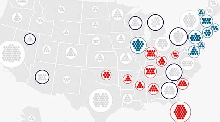 CARTE - Election présidentielle américaine 2024 : suivez les résultats Etat par Etat