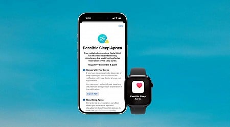 iOS 18.2 beta enables Apple Watch sleep apnea detection for users in Canada