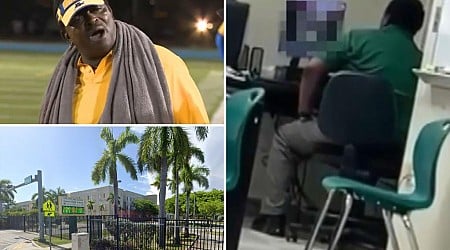 Florida football coach watched porn at school in front of students