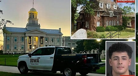 University of Iowa fraternity suspended after 56 pledges found in basement during alleged hazing