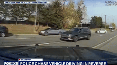 Driver Leads Police On Mile-Long Reverse Car Chase In Allegedly Stolen Hyundai