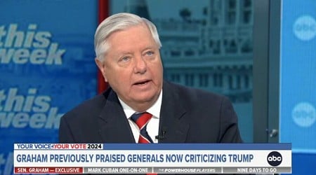 Lindsey Graham Squirms at Montage of Trump Labeling Harris a ‘Fascist’