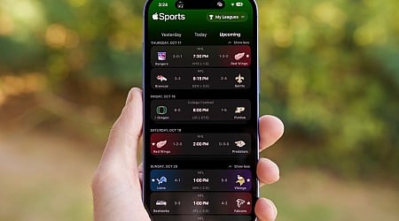 If you aren’t already using the Apple Sports app, you need to